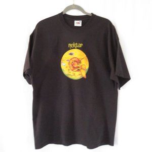 Nektar Evolution Tour Concert Rock Black T Shirt Size XL 100% Cotton